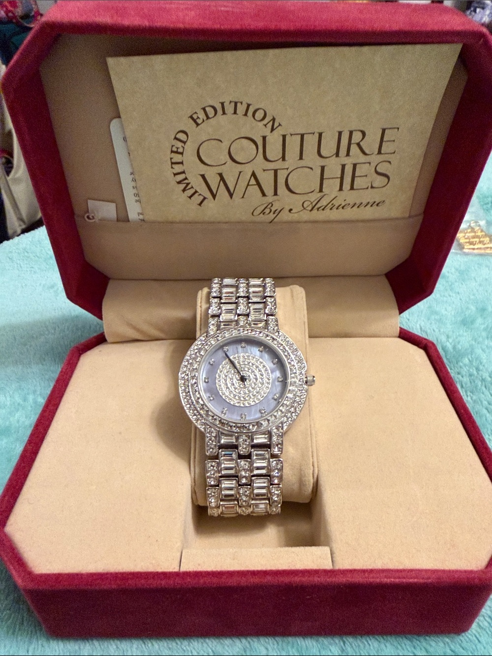 Silver Crystal Women's Bracelet Watch